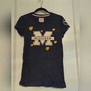 University of Michigan Wolverines Womens T-Shirt, Victoria's Secret Pink